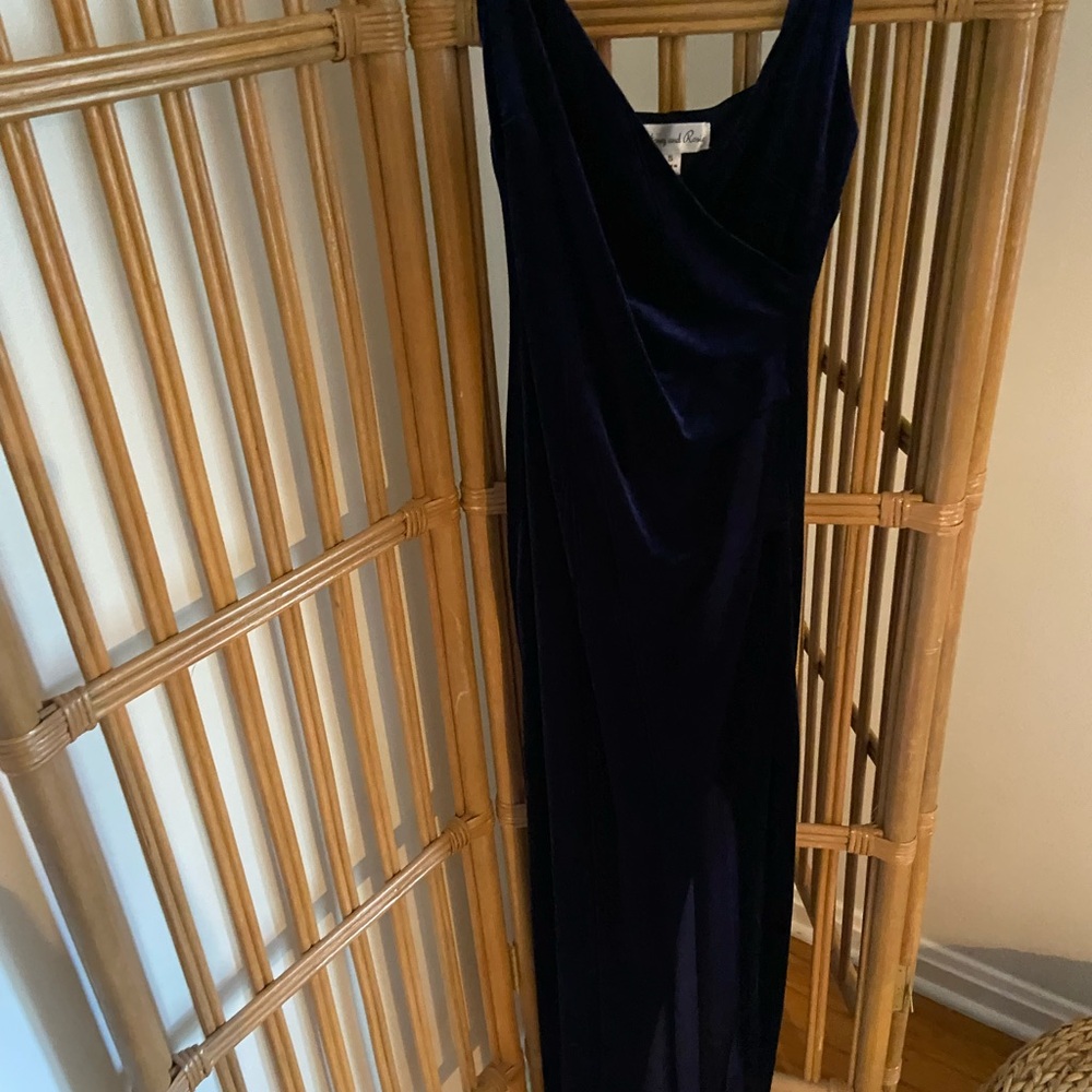 Honey and Rosie Deep Blue Maxi Dress